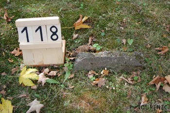 Fotografie hrobu 118